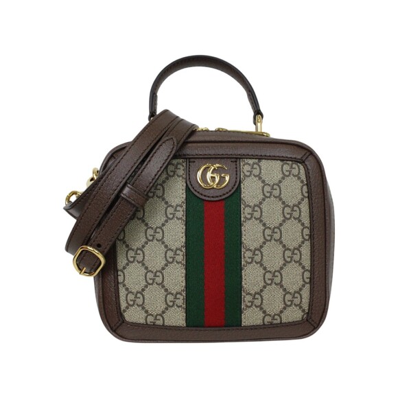 Gucci Handbags - GUCCI GG Top Crossbody Bag White Supreme canvas